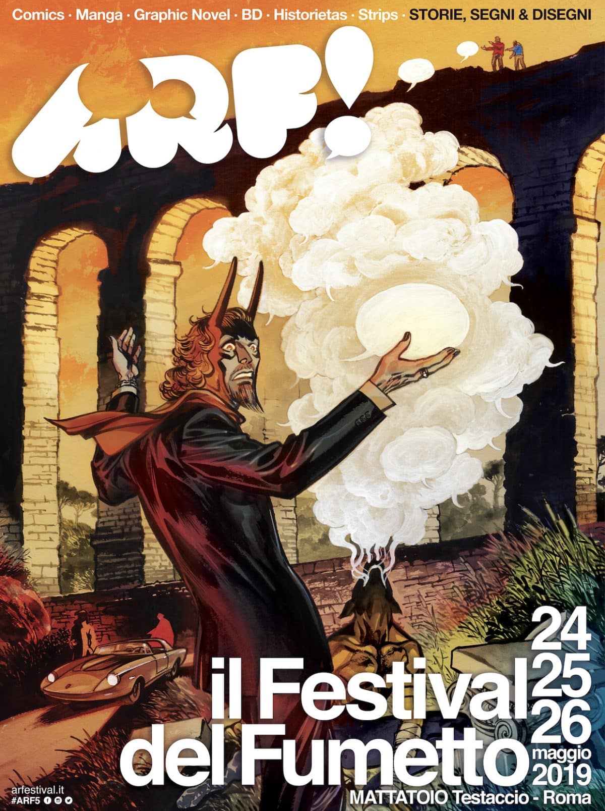 Manifesto ARF5 alta nologhi con scritte