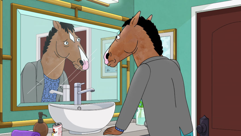 BoJack Horseman specchio