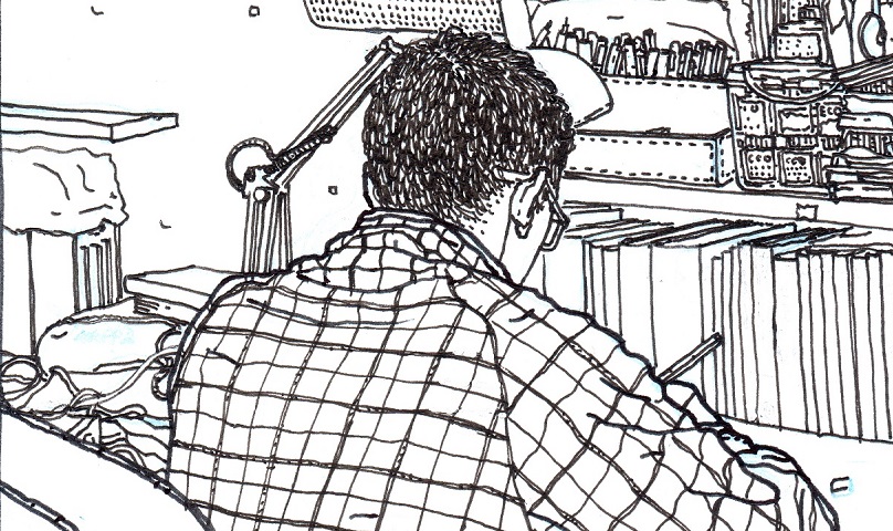 Illustrazione per Lo Spazio Bianco Andrea Frittella