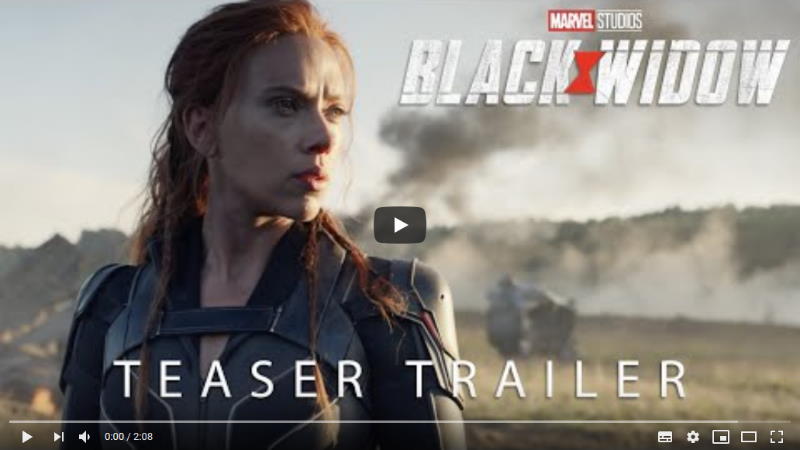 Marvel Studios Black Widow Teaser Trailer YouTube