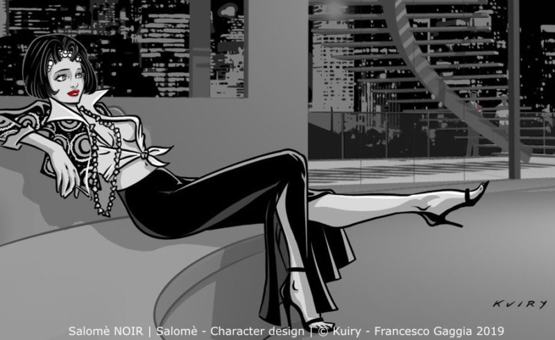 salome noir larga