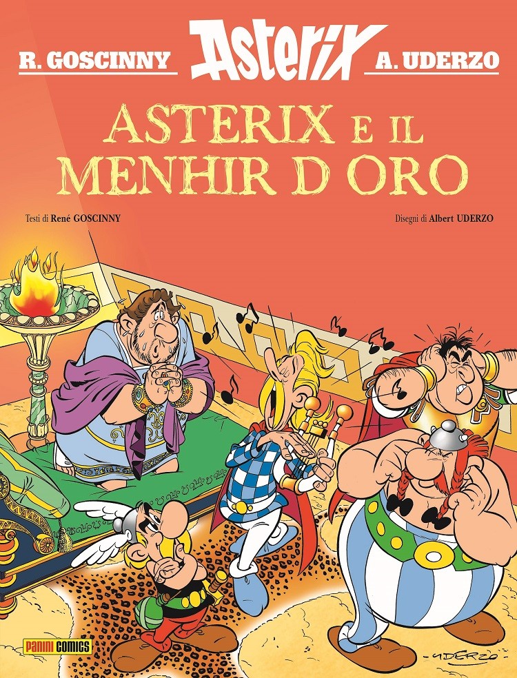 COVER Asterix Il Menhir d'oro
