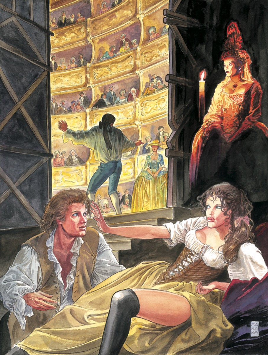 Milo Manara Mozart Pentiti credits Milo Manara
