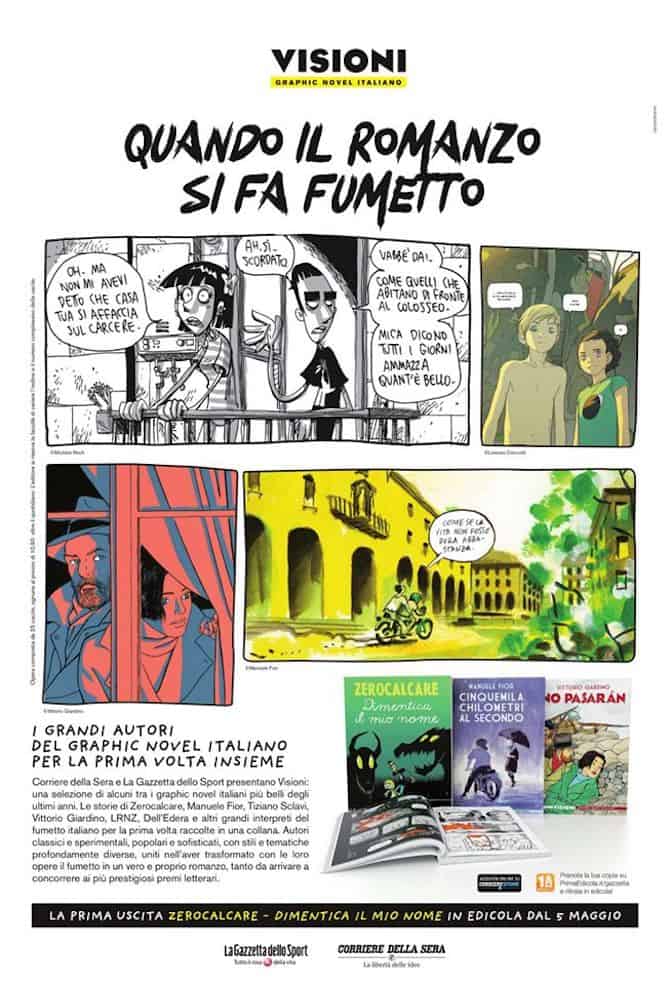 Viosioni graphic novel corriere gazzetta
