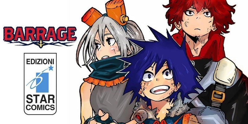 Barrage manga edizioni star comics