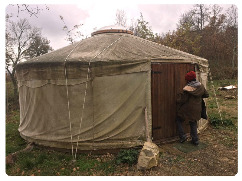 La yurta mongola - sede della prima redazione
