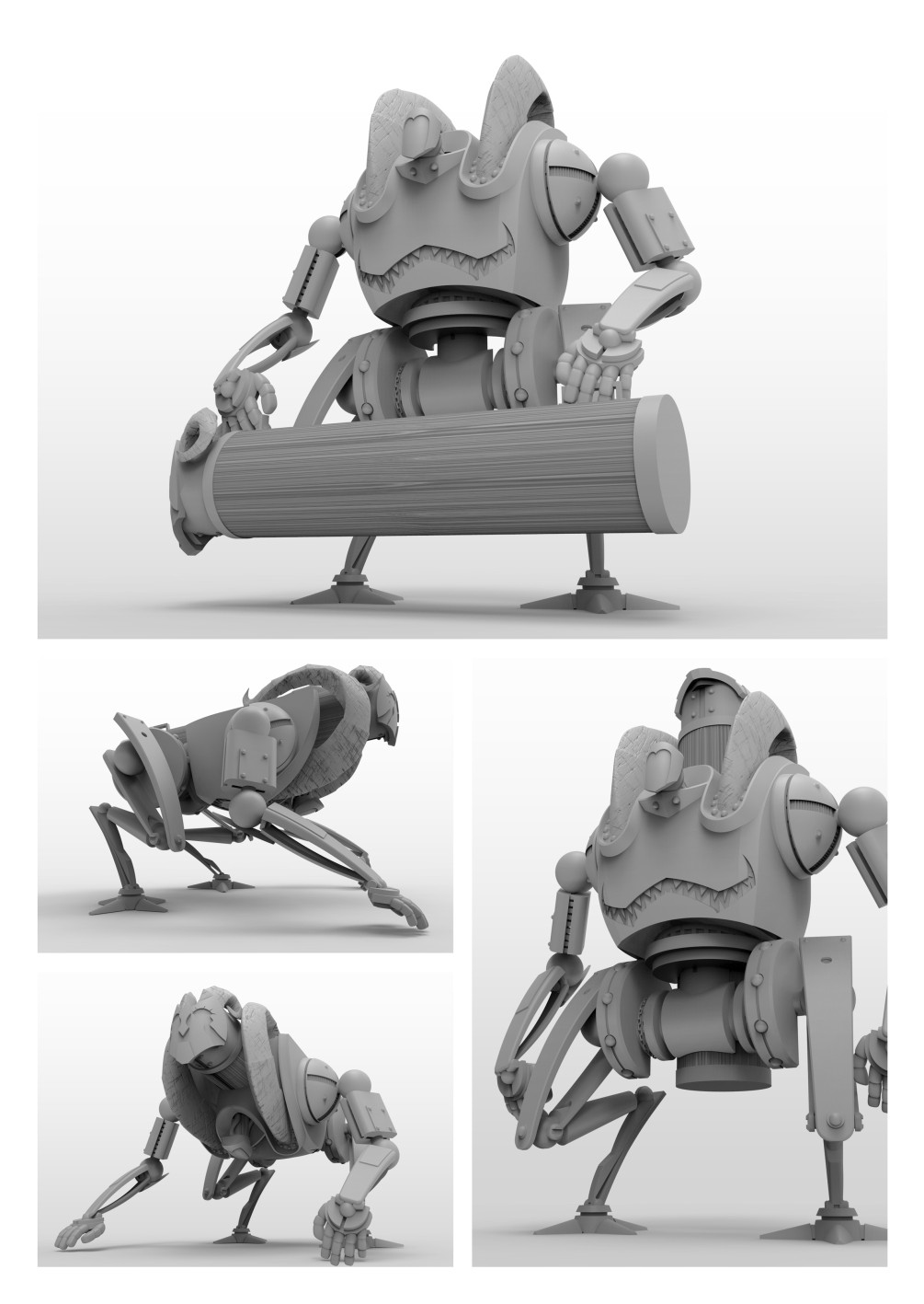 Robot Ariete - Elaborazioni 3D - Daniele Cattarin