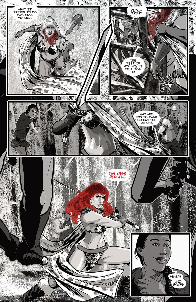 Red Sonja Black, White, Red 001