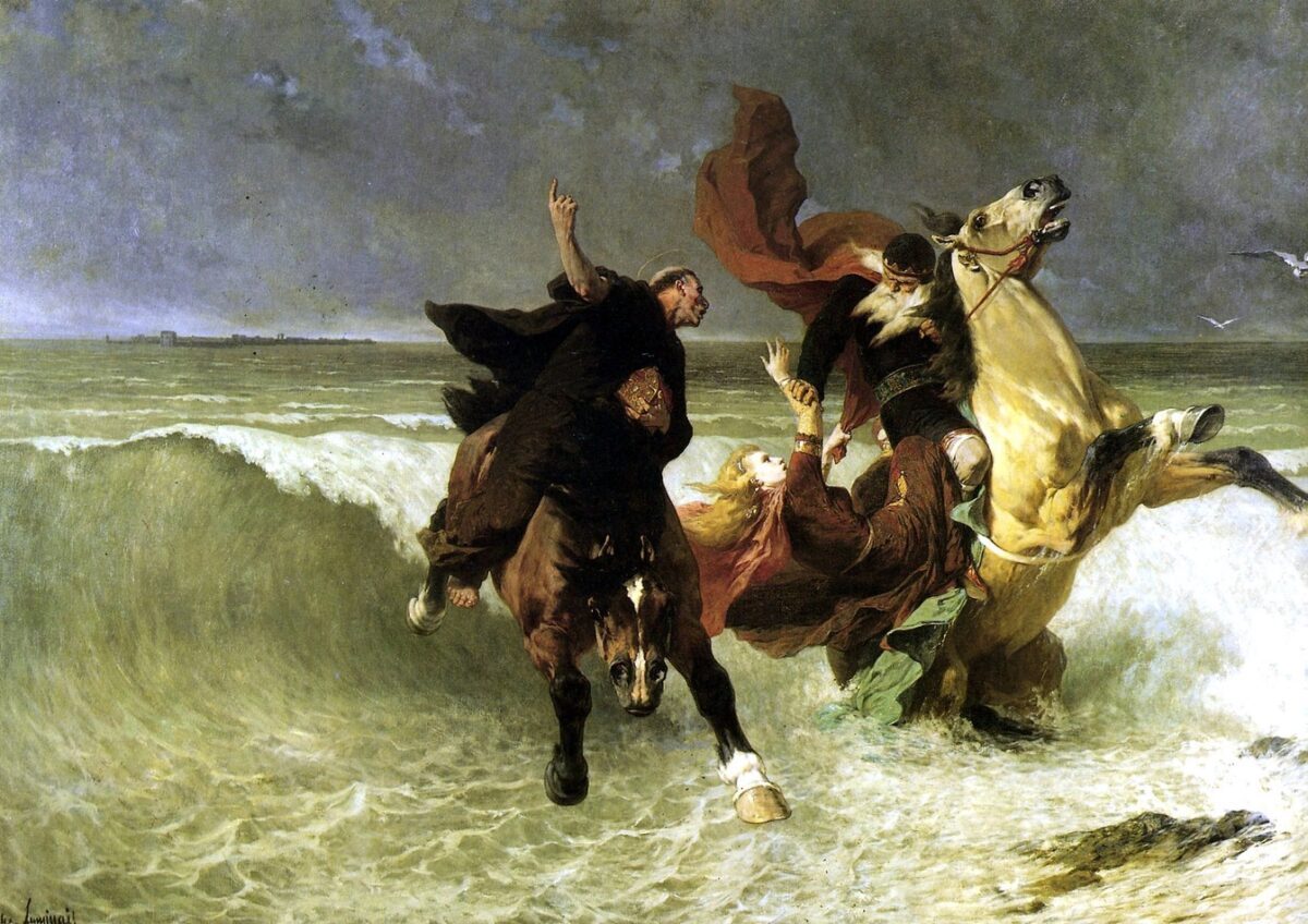 Evariste-Vital_Luminais_-_Fuite_de_Gradlon