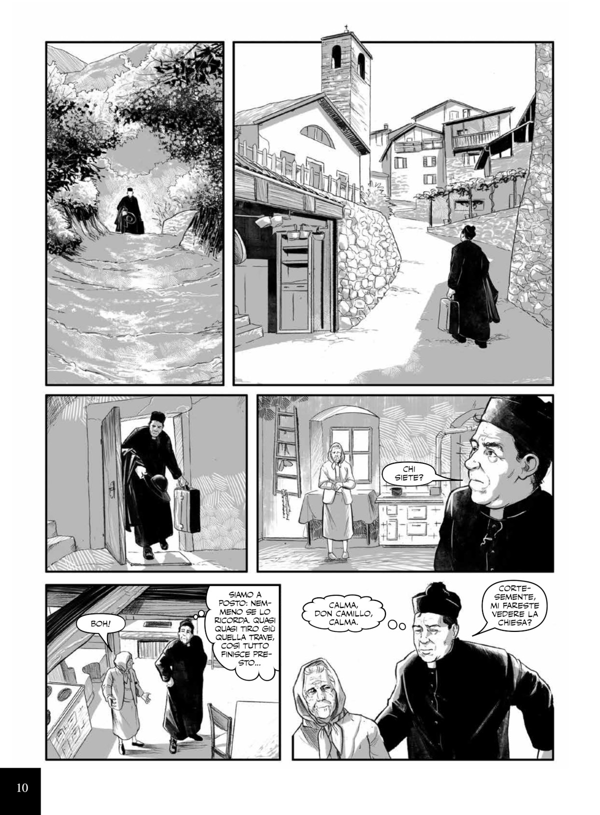 Ritorno don camillo p10 disegni di Alberto Locatelli