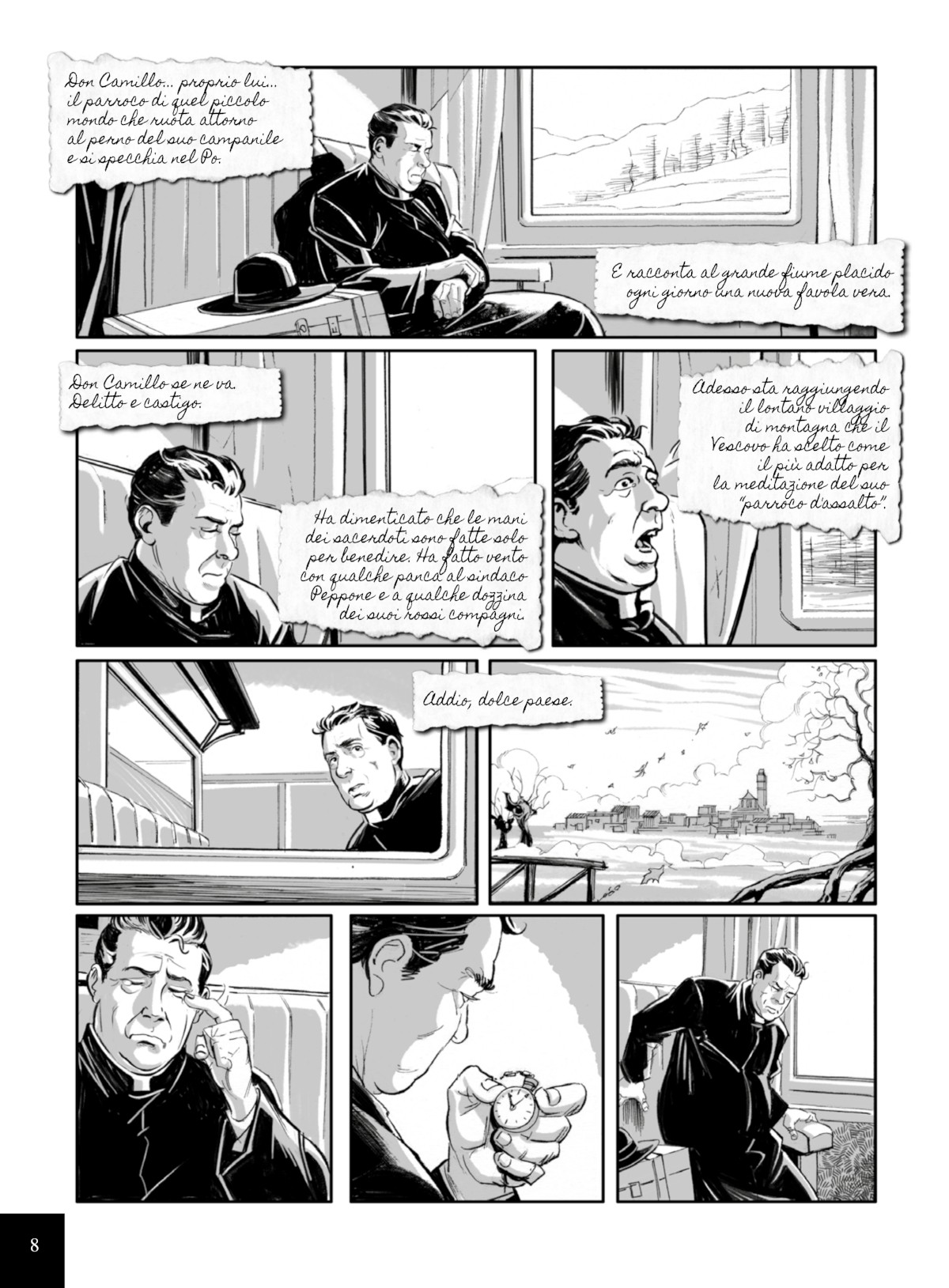 Ritorno don camillo p8 disegni di Alberto Locatelli