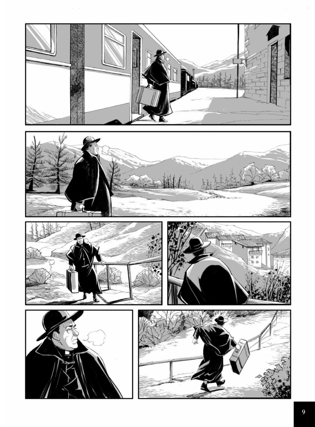 Ritorno don camillo p9 disegni di Alberto Locatelli