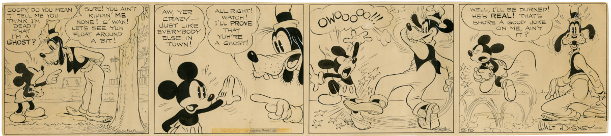 1936 GOTTFREDSON Topolino e la casa dei fantasmi