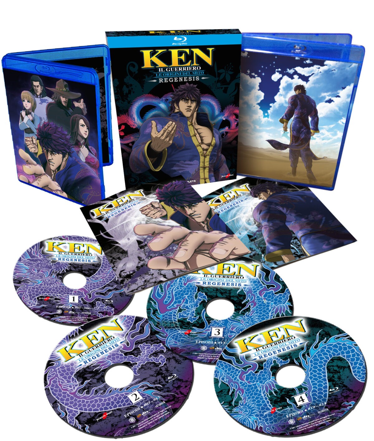 Ken il guerriero Le origini del mito Regenesis Cofanetto aperto BD