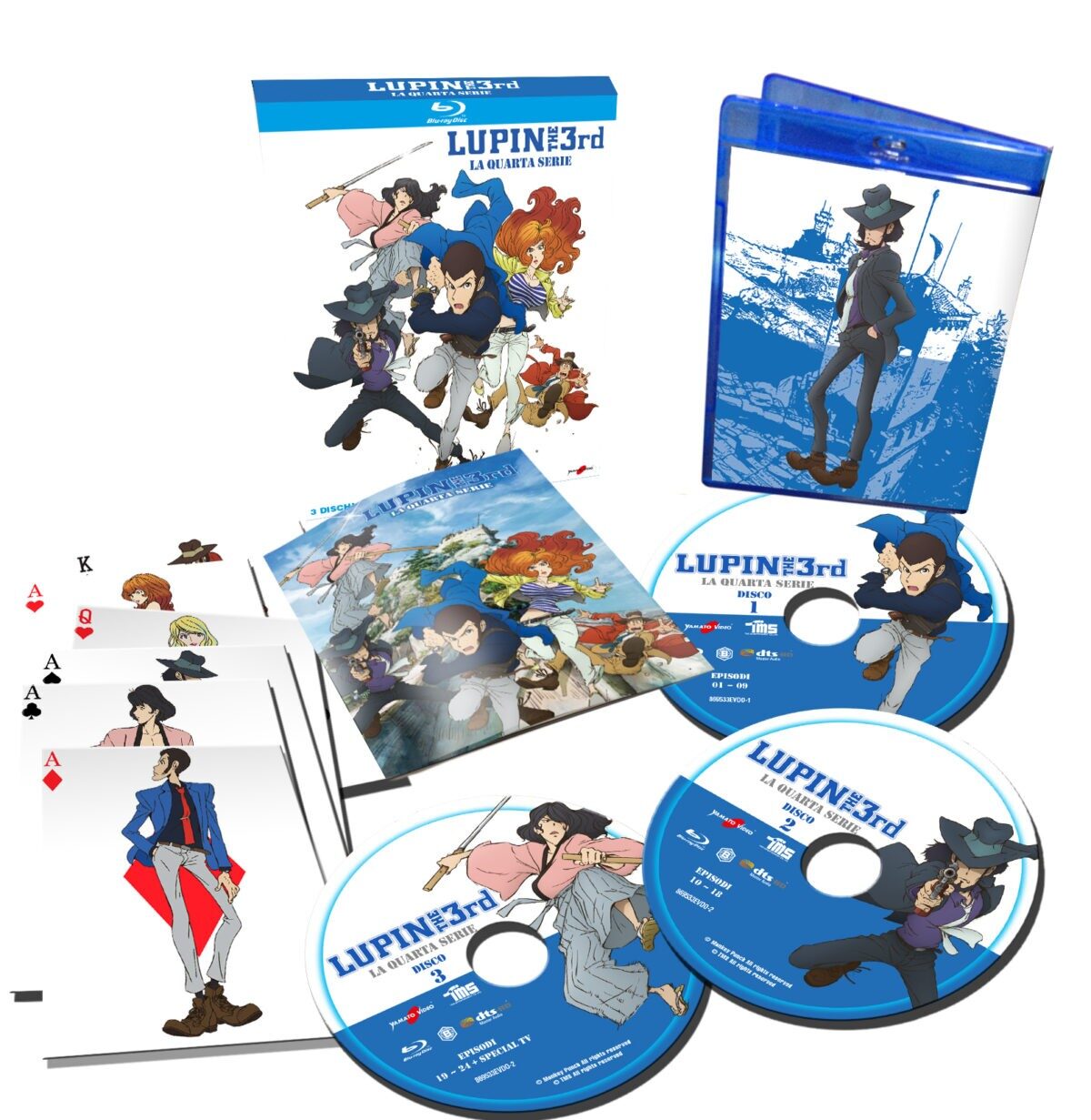 Lupin III La quarta serie Cofanetto aperto BD