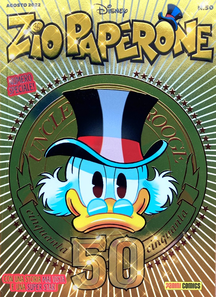 Zio Paperone 50 (Panini, agosto 2022) - cvr variant dorata