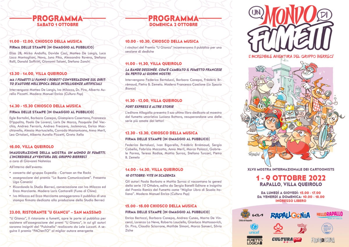 Programma Rapalloonia 2022