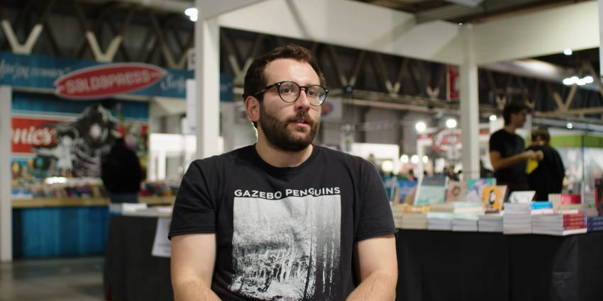 Giacomo Taddeo Traini a Games Week & Cartoomics