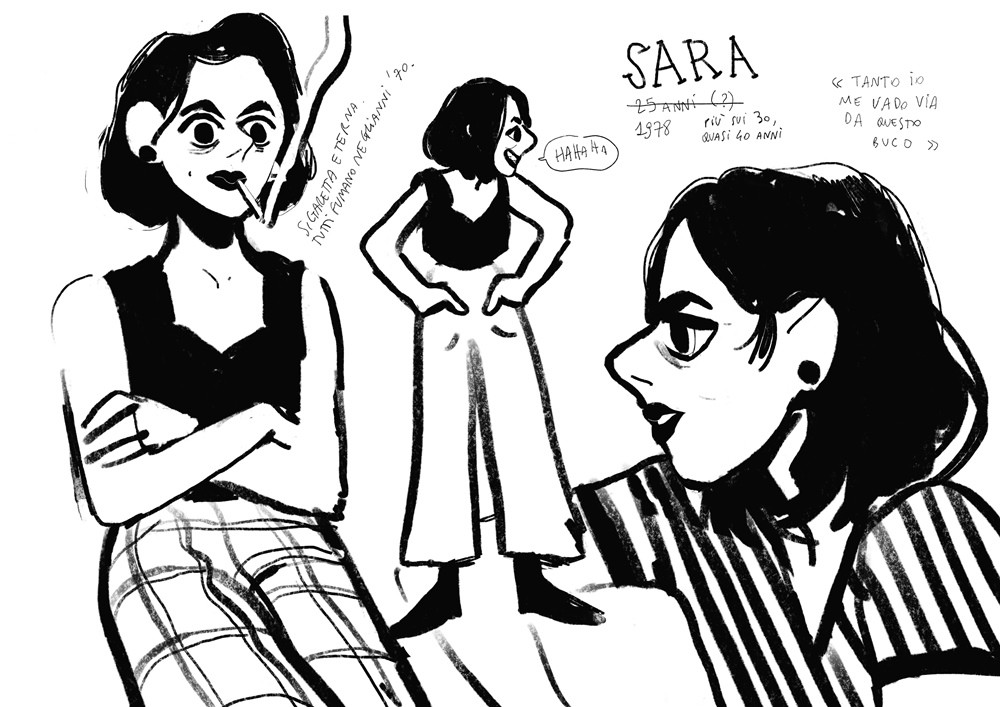 Character design Sara