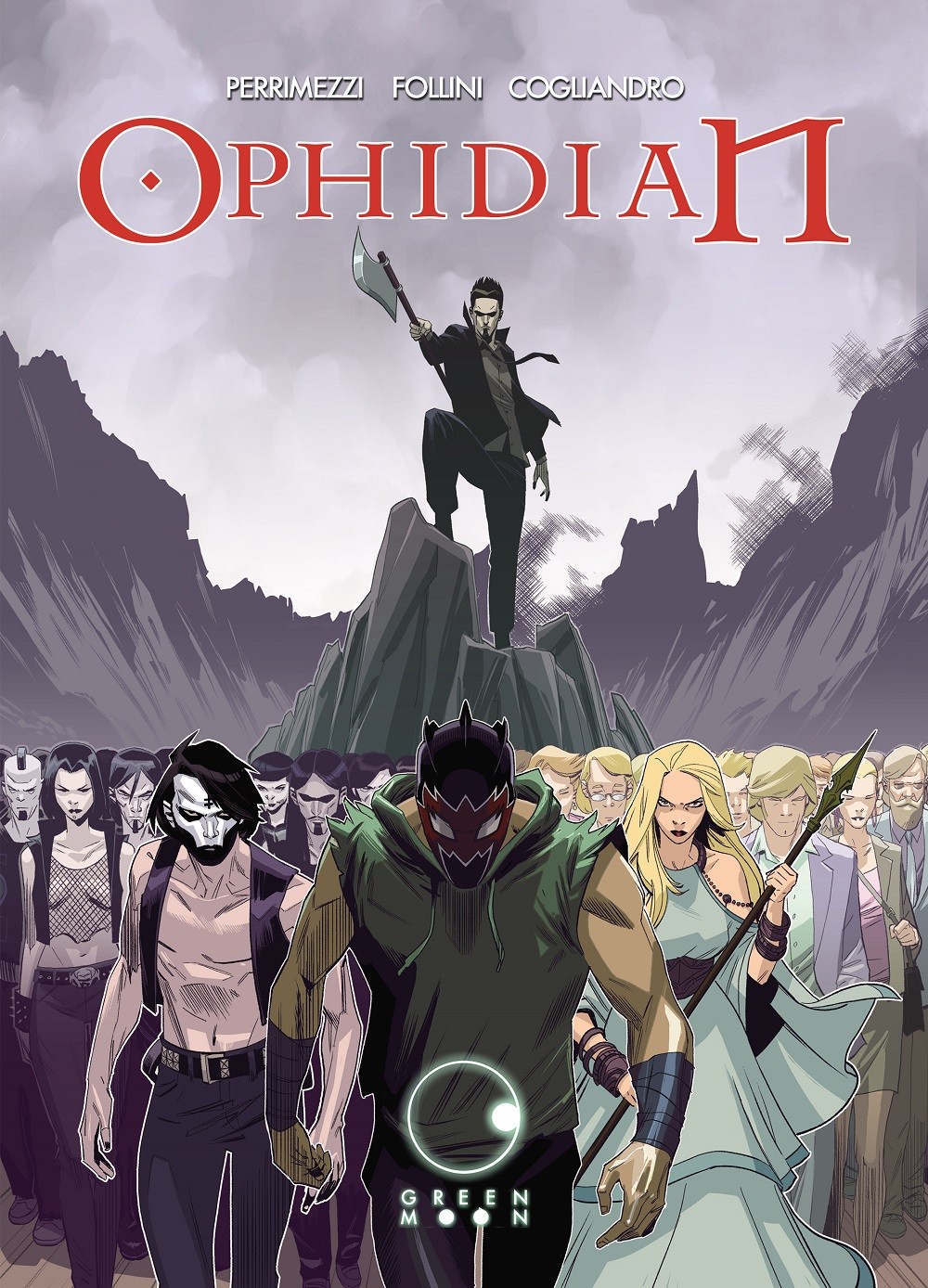 COVER - Ophidian di Perrimezzi, Follini, Cogliandro (Green Moon Comics)