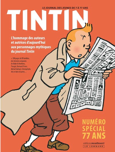 Journal Tintin 77 Copertina