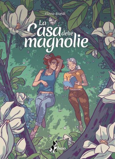 Copertina di "La casa delle magnolie" di Flavia Biondi (Bao Publishing, 2023)