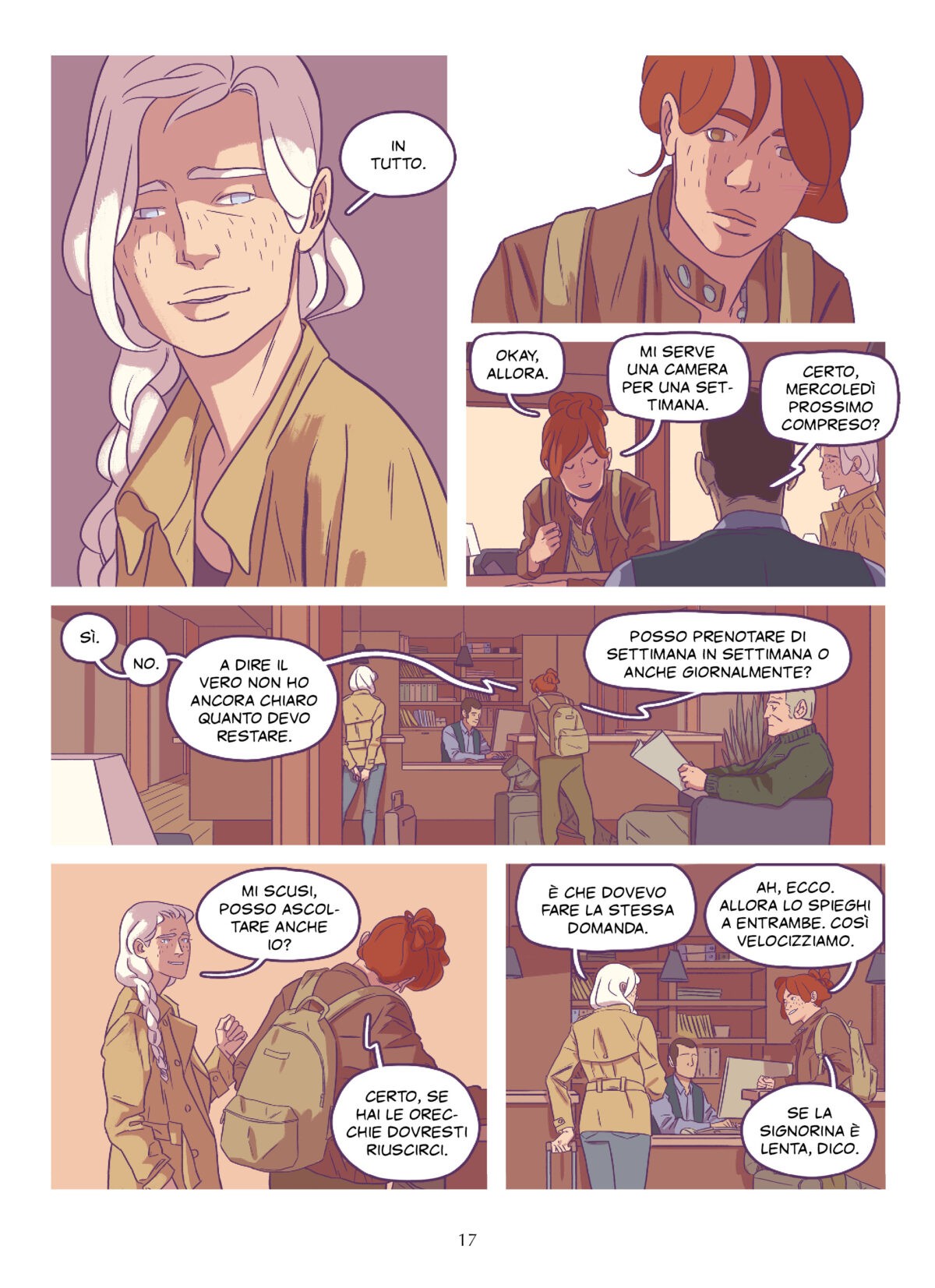 Una pagina di "La casa delle magnolie" di Flavia Biondi (Bao Publishing, 2023)