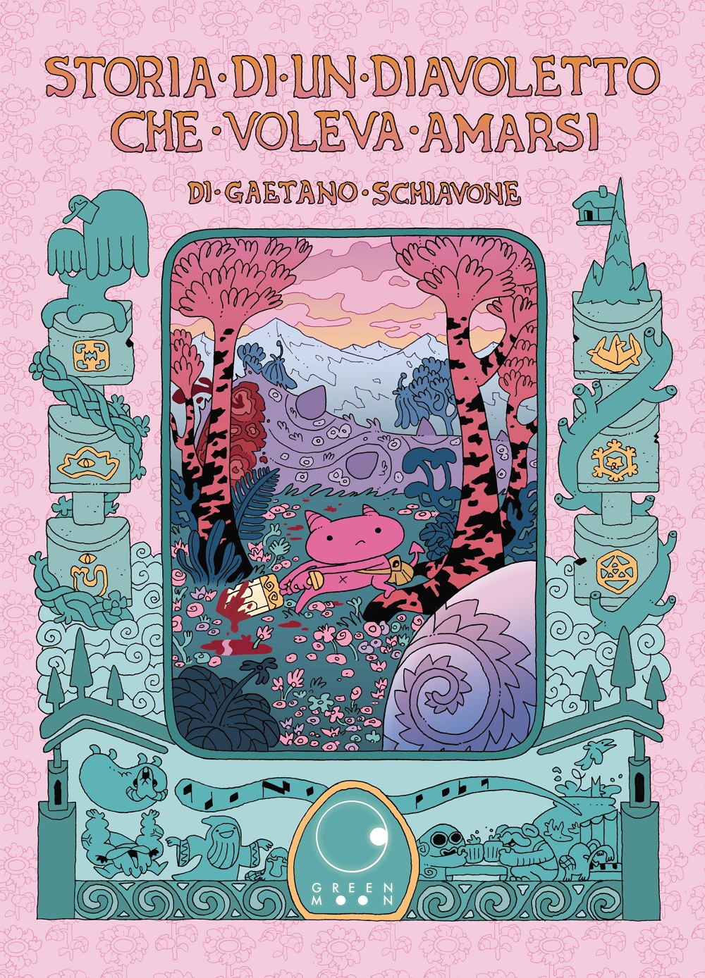 Cover Storia Di Un Diavoletto Di Gaetano Schiavone (green Moon Comics)