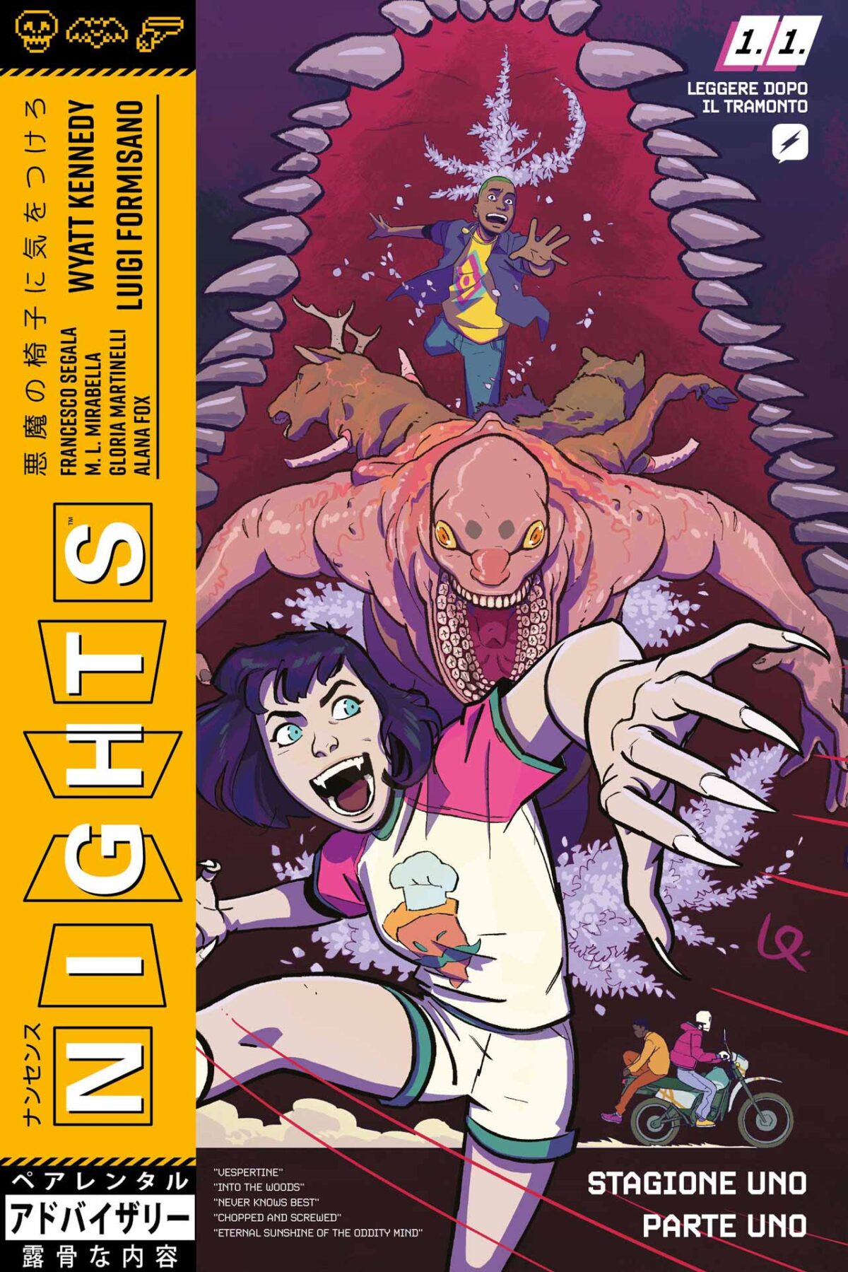 "Nights" di Luigi Formisano e Wyatt Kennedy (Edizioni BD, 2024)