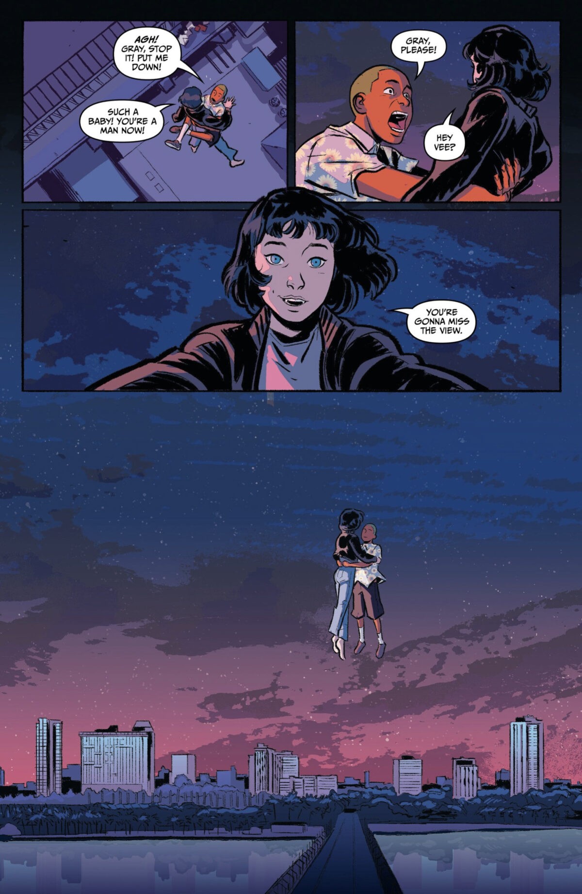 "Nights" di Luigi Formisano e Wyatt Kennedy (Edizioni BD, 2024)