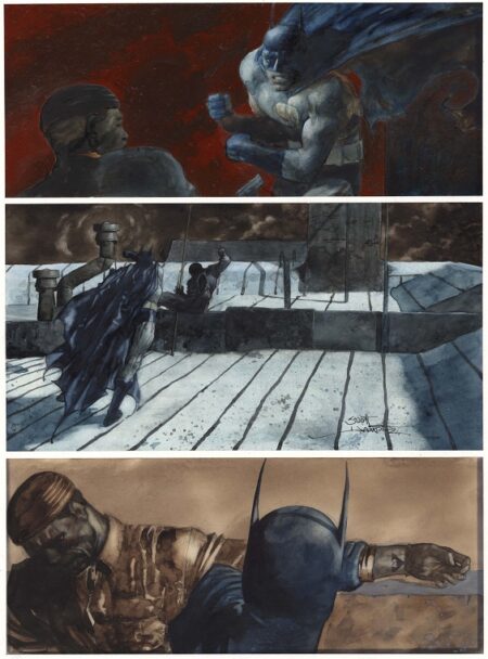 Batman urla nella notte pagina