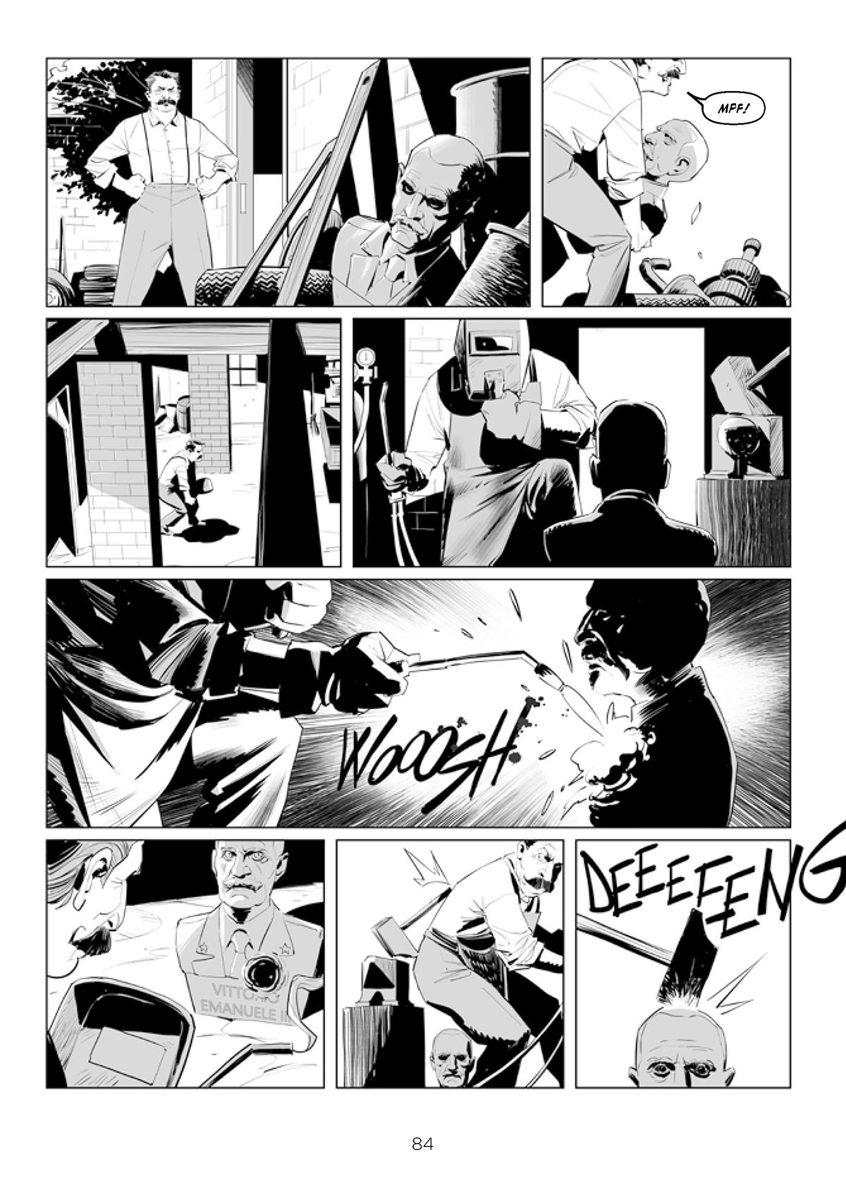 Dc 24 il busto del re, disegni di riccardo cecchi