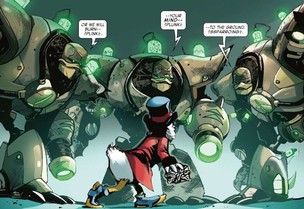 Earth mightiest duck 01 mamud asrar paperone vs robot