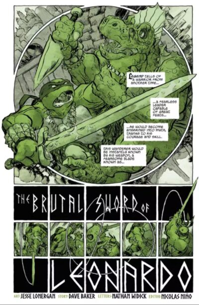 Tmnt black white and green preview page 3