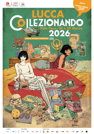 Poster Lucca Collezionando 2026 Sergio Gerasi