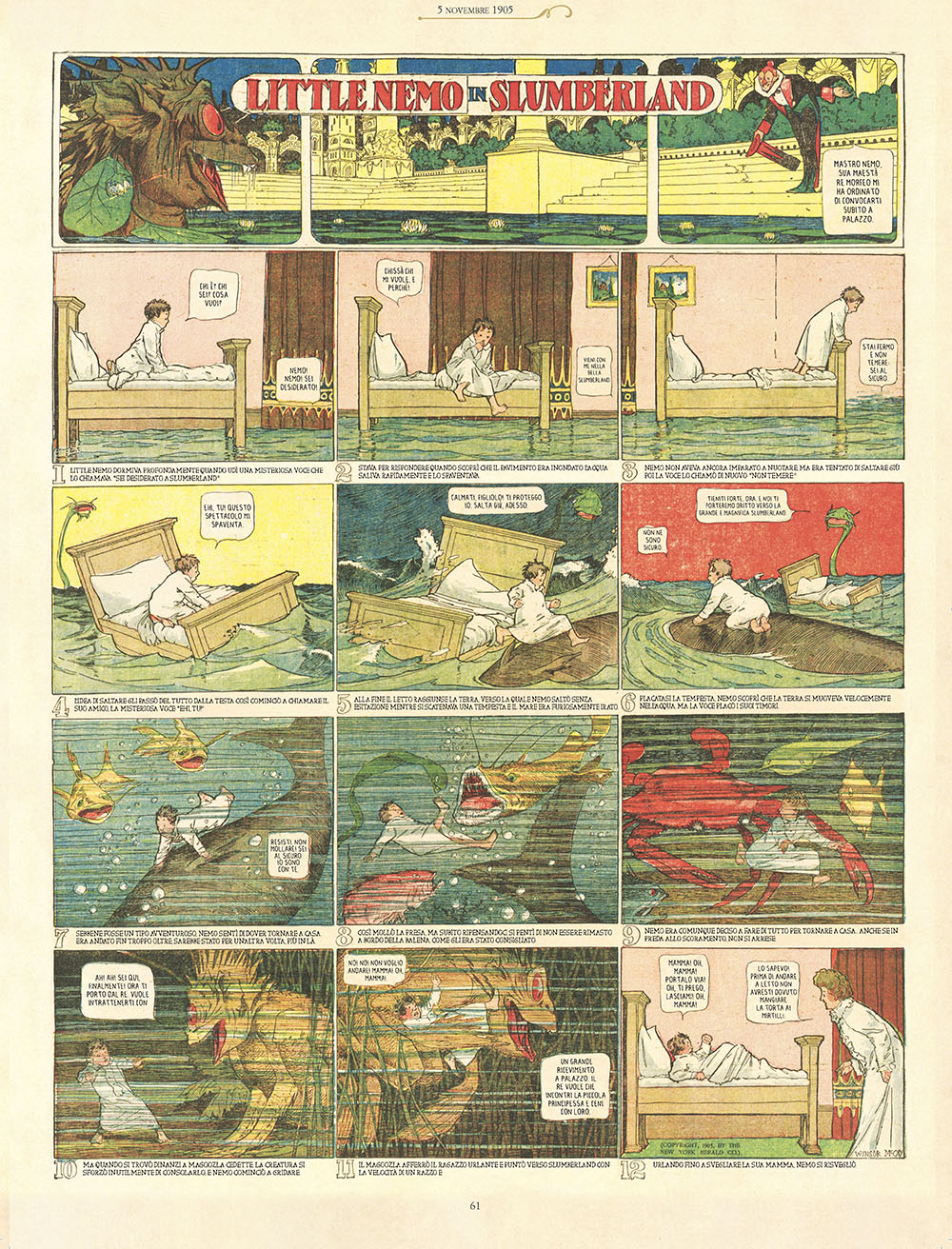 Tavola Little Nemo